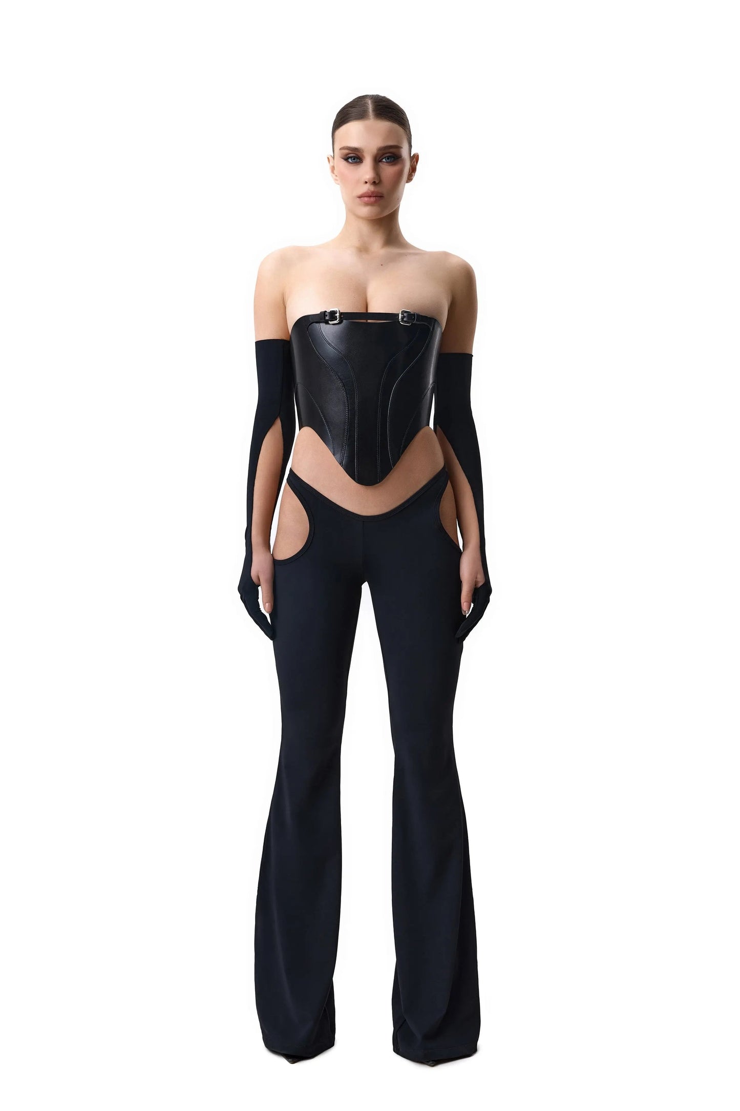 Corset Leather Black