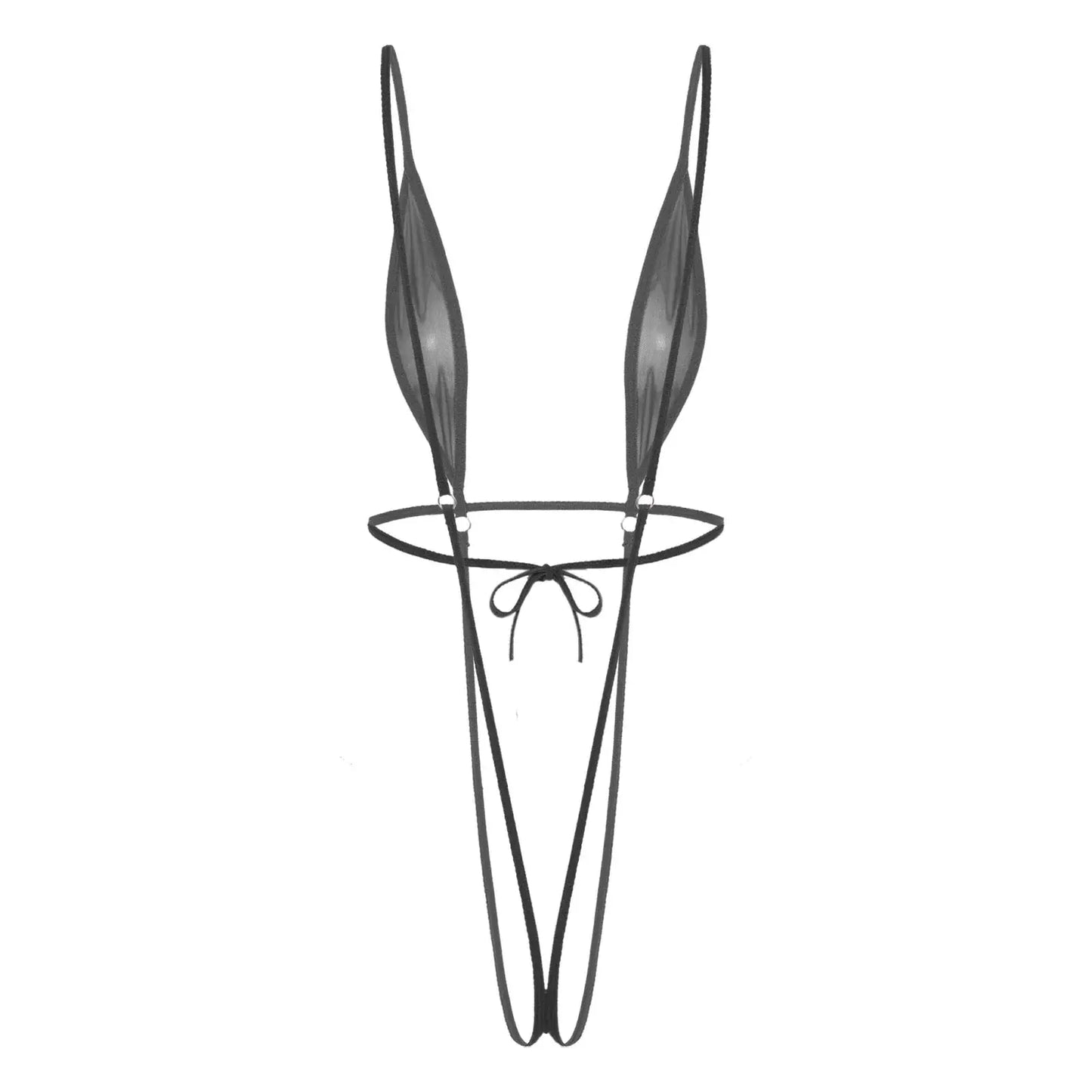 Heart Goes Numb Crotchless Lingerie