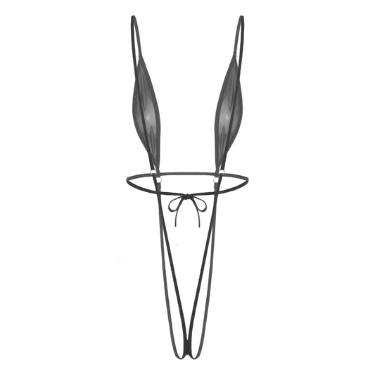 Heart Goes Numb Crotchless Lingerie