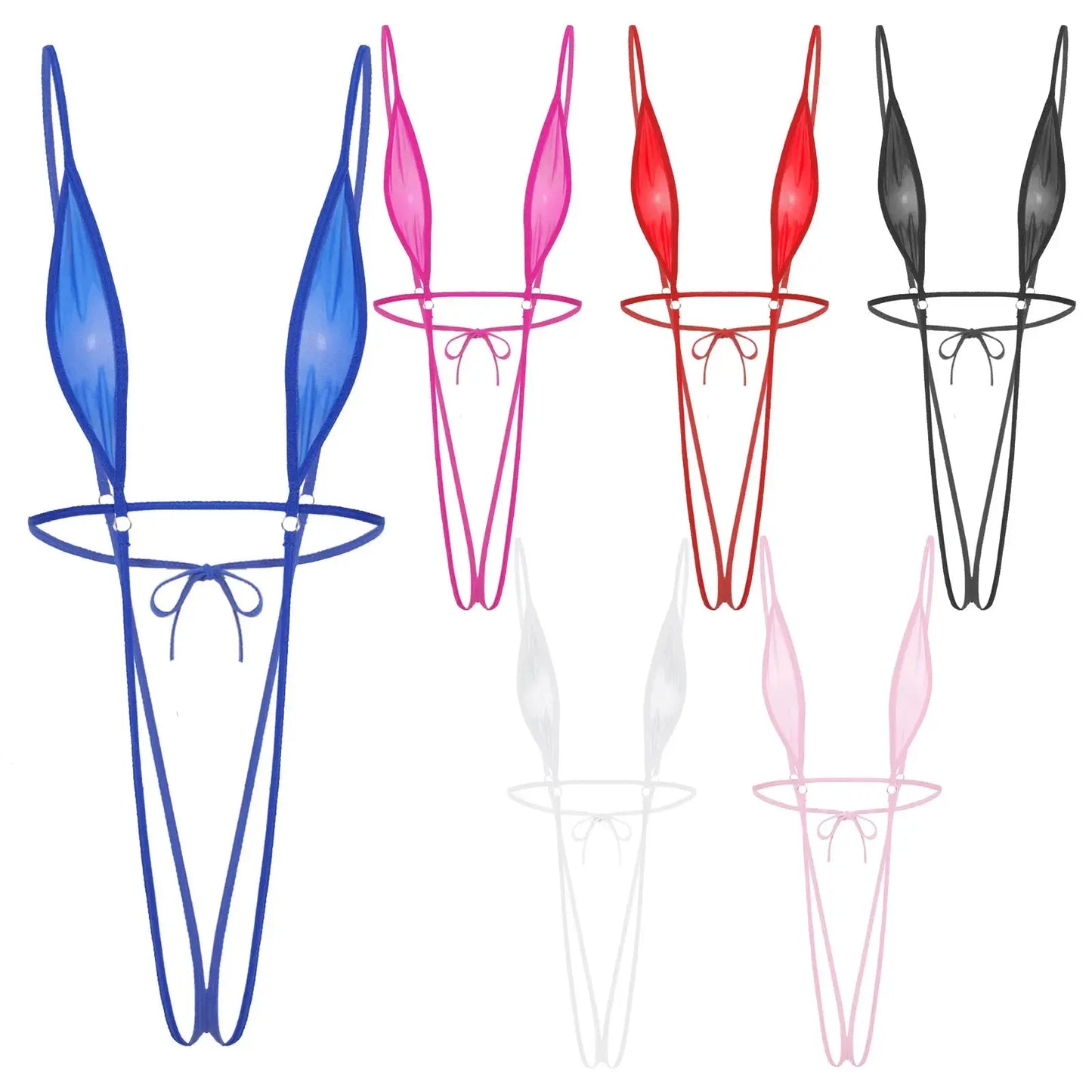 Heart Goes Numb Crotchless Lingerie