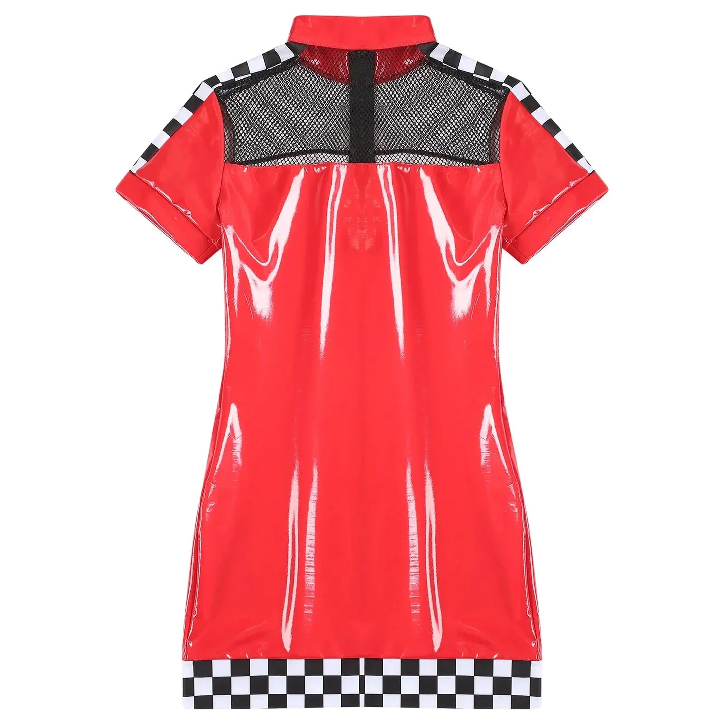 Latex Racer Driver Dress