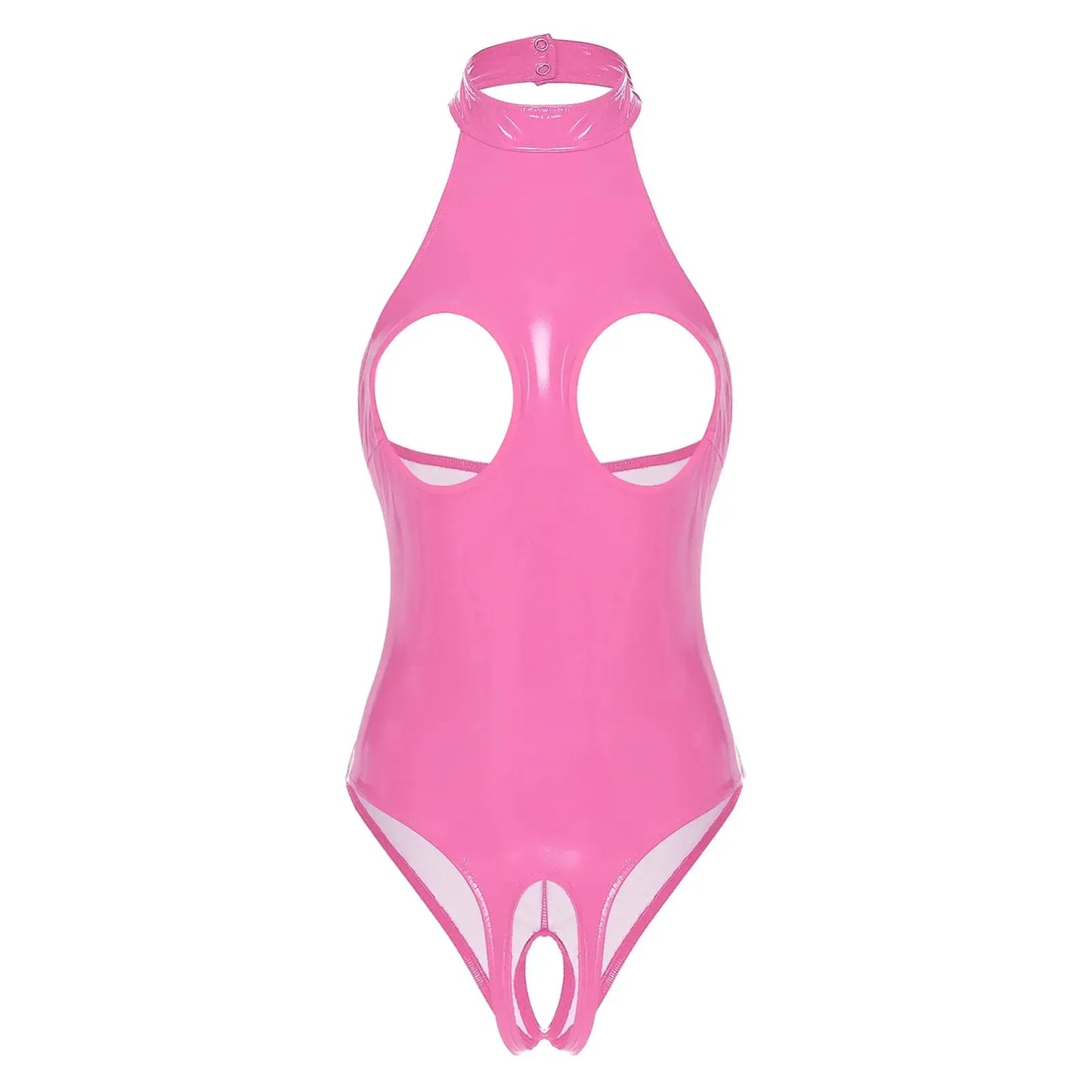 More Tequila Latex Crotchless Teddies