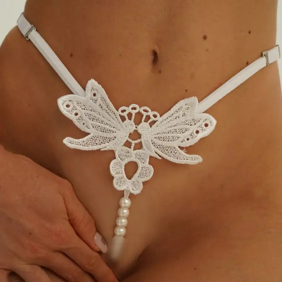 Sexy Double Pearl G Thong