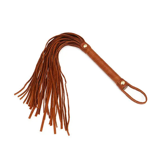 Brown Leather Whip