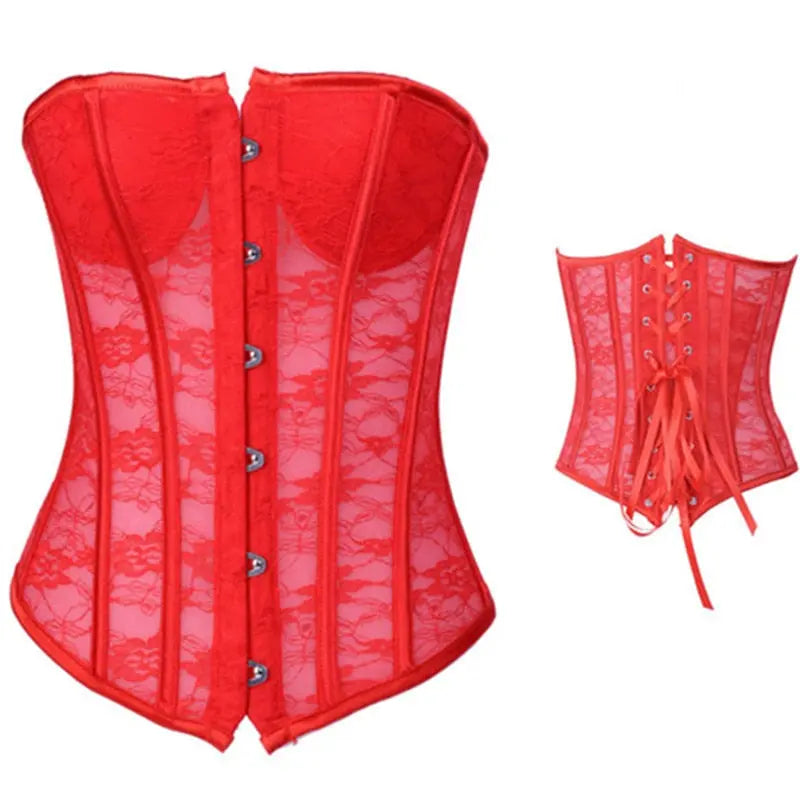 LACE CORSET SET